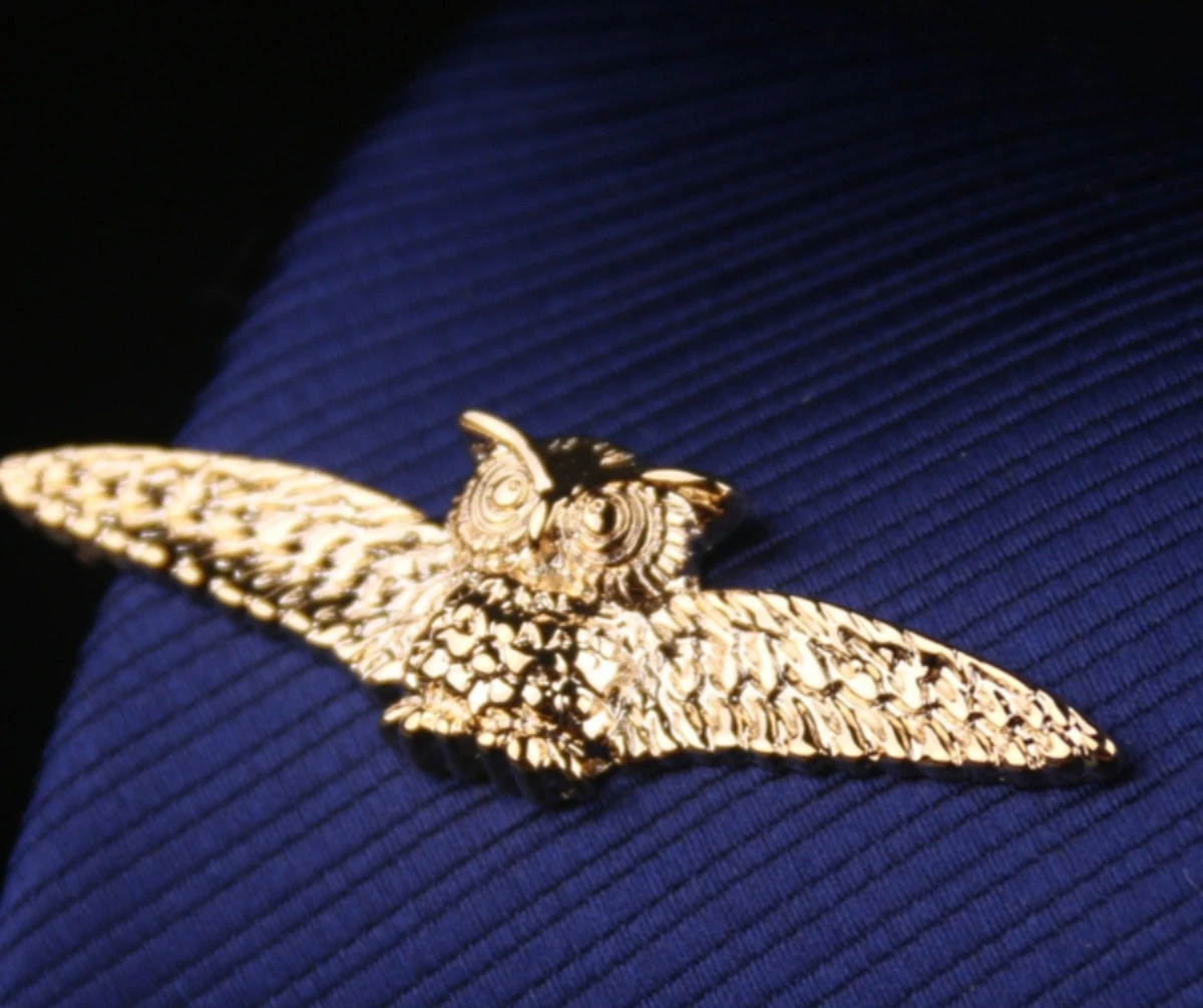 Tie Clip Silver - Simple silver men's business tie clip,