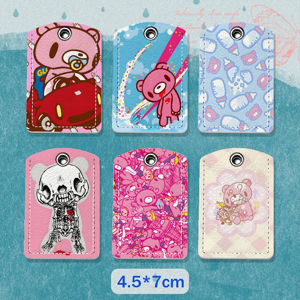 Cartoon G-Gloomy Bear Leather  - Lanyard Badge Holder ulasan dan harga