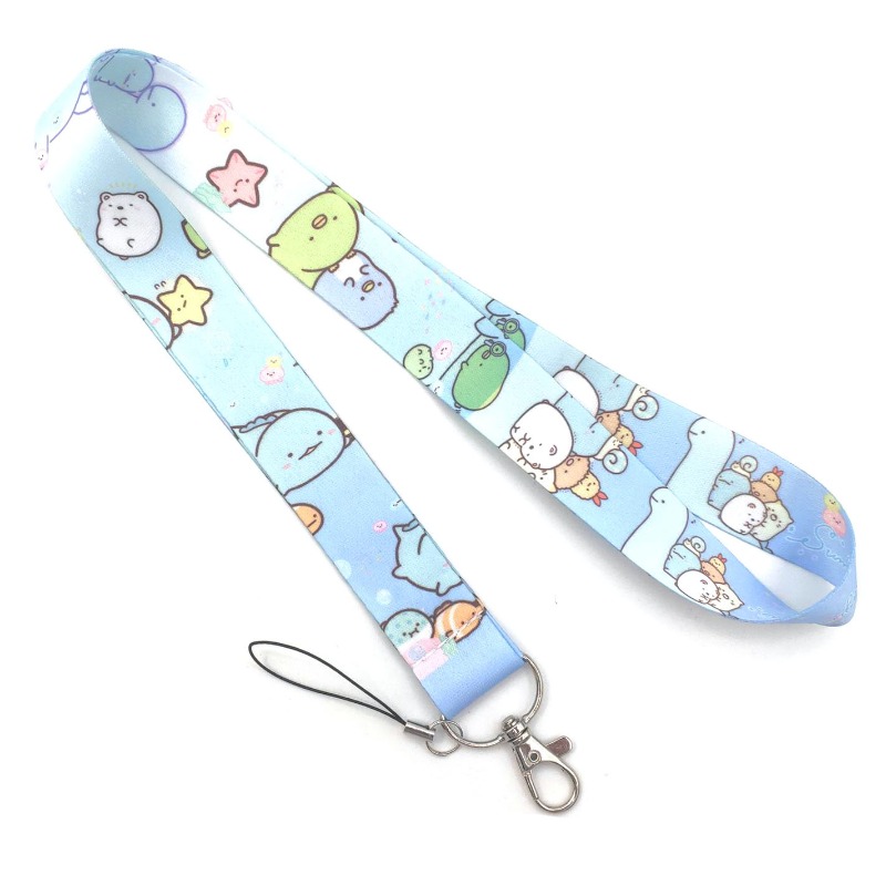 Kawaii Sumikko Gurashi Lanyard - Lanyard Badge Holder ulasan dan harga