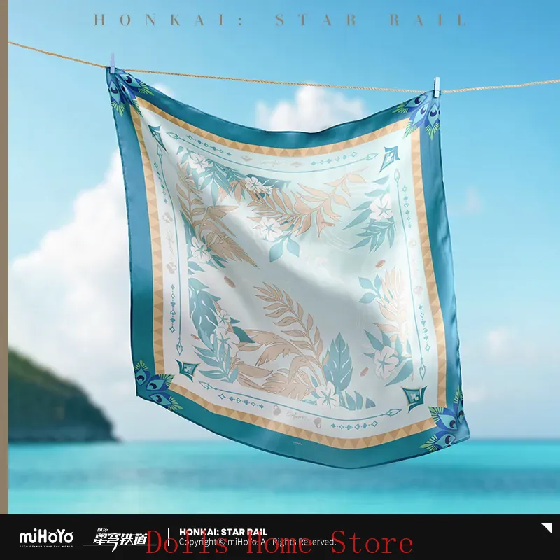 Anime Official MIHOYO Honkai S - Scarf Silk Square ulasan dan harga