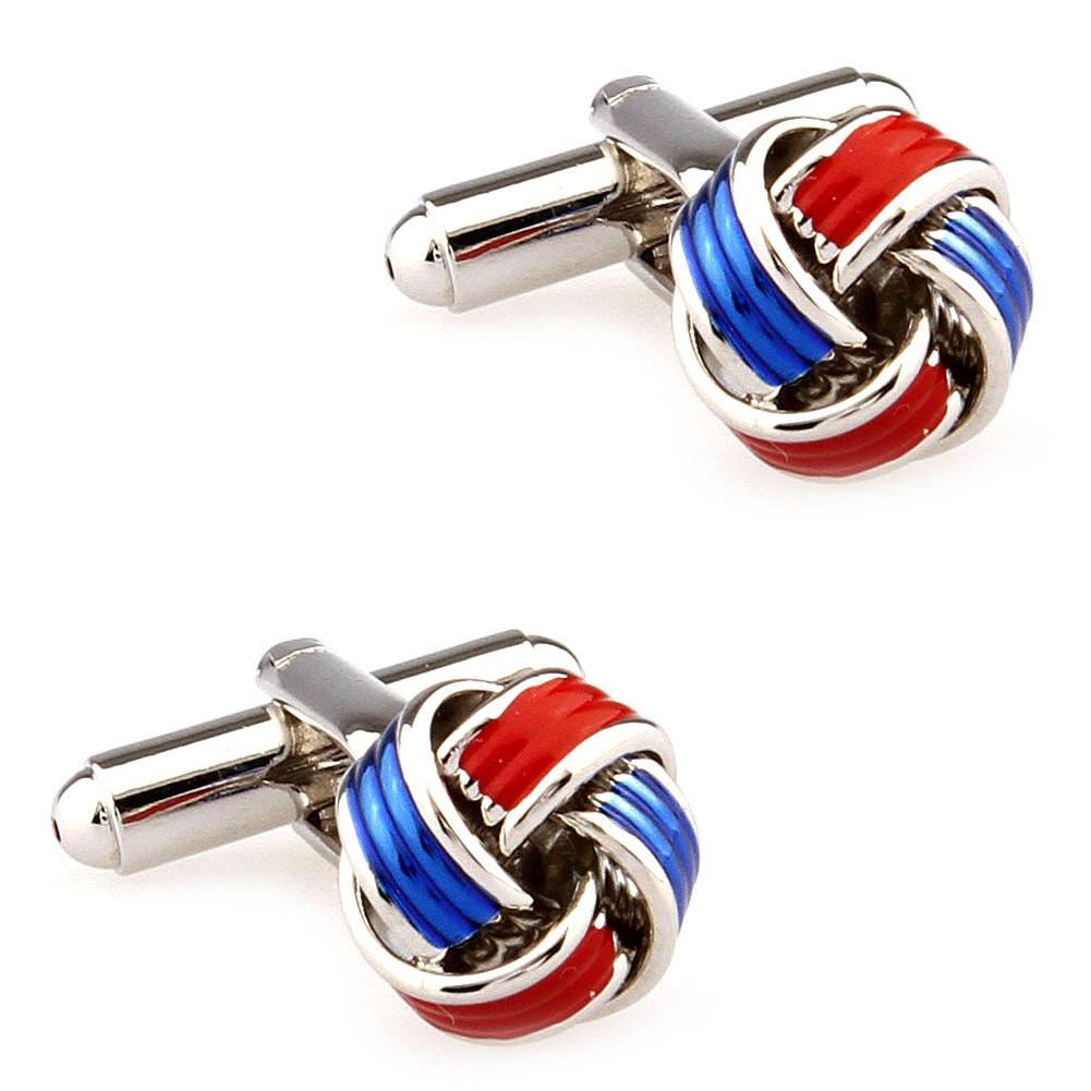 27 Designs Knots Cufflinks Men - Tie Clip Silver ulasan dan harga