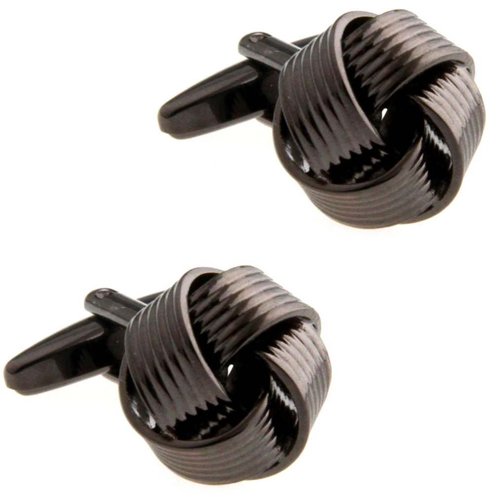 27 Designs Knots Cufflinks Men - Tie Clip Silver ulasan dan harga